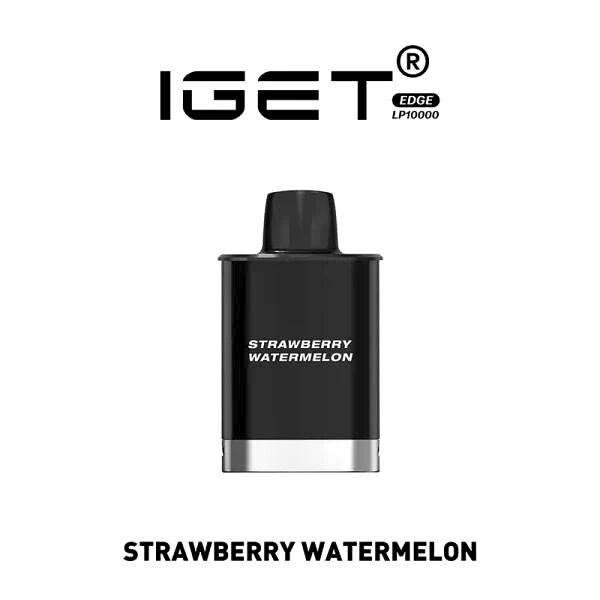 a strawberry watermelon flavor of iget edge pod