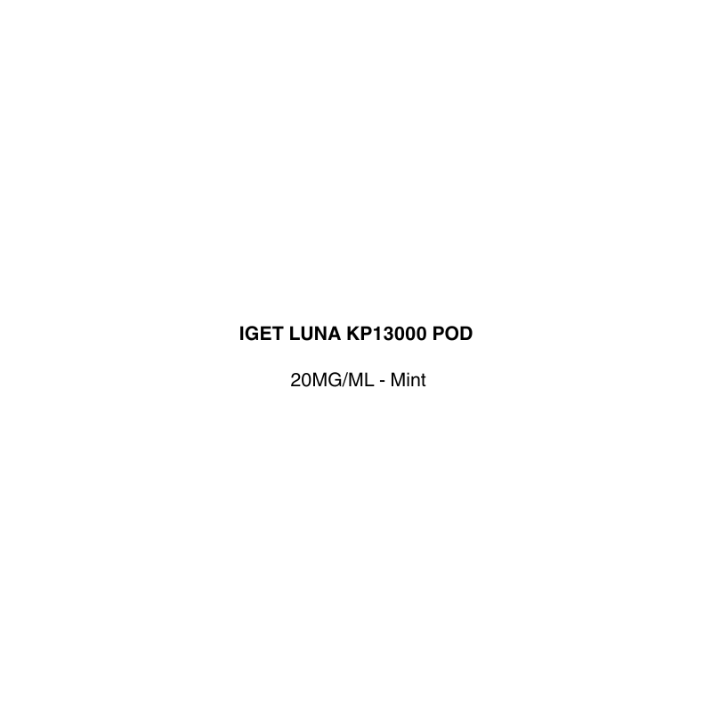 mint iget luna pod available in vapecloud vape shop pakuranga