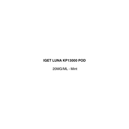 mint iget luna pod available in vapecloud vape shop pakuranga