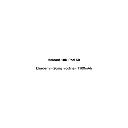 inmood vape pod kit with blueberry flavor available at vapecloud