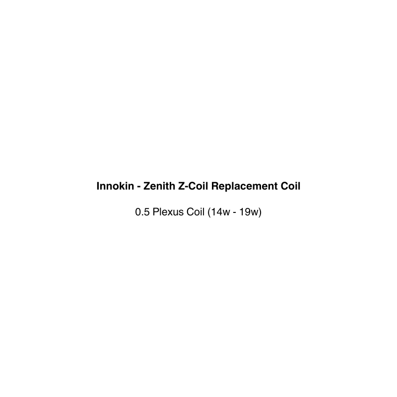 innokin zenith z replacement coil 0.5 plexus coil available at vapecloud vape shop pakuranga