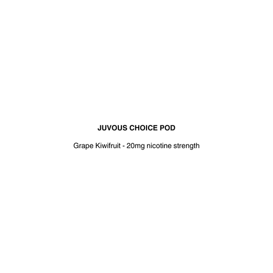 juvous choice pod is replacement pod with grape kiwifruit flavor