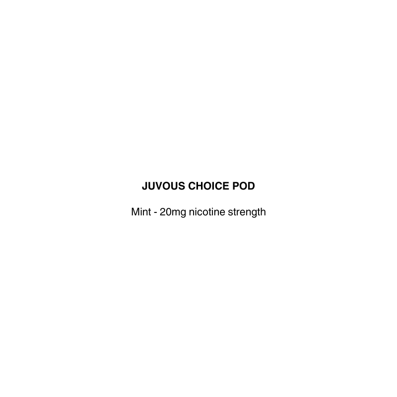 juvous choice pod is replacement pod with mint flavor