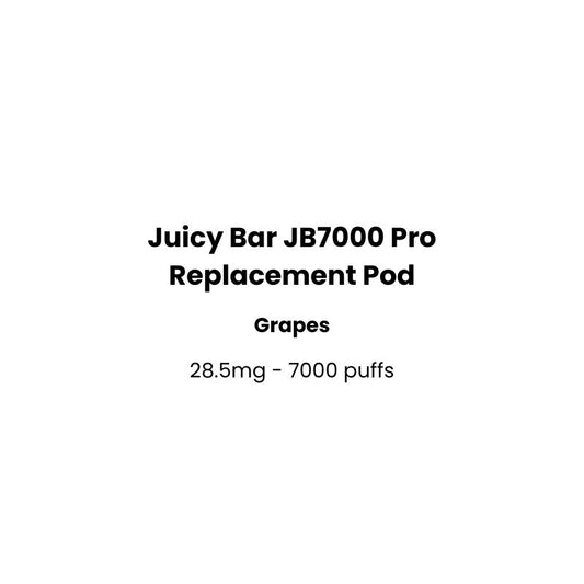 juicy bar replacement pod grape flavor
