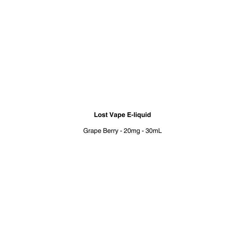 lost vape eliquid