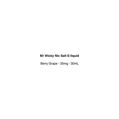 Mr Wicky - Nic Salt 30ml E-liquid