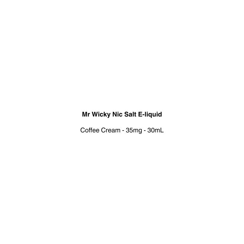 Mr Wicky - Nic Salt 30ml E-liquid