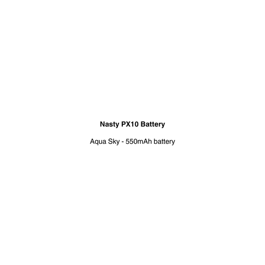 buy nasty p10 battery in aqua sky color available at vapecloud vape shop pakuranga