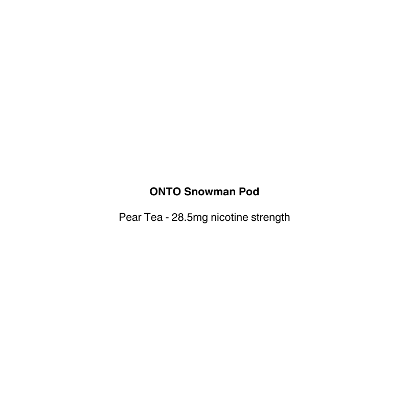 ONTO Snowman pod