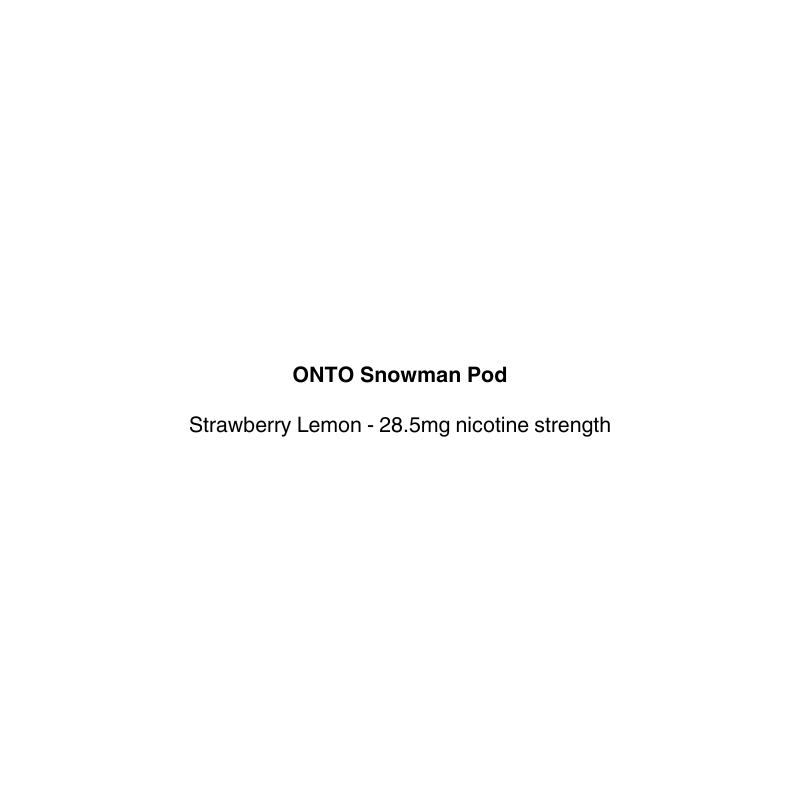 ONTO Snowman pod