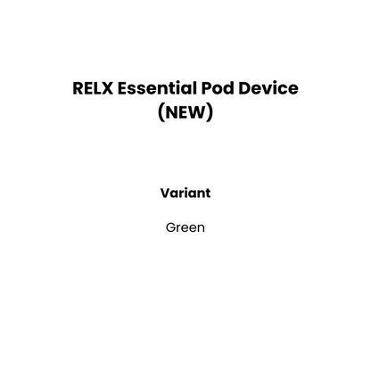 green color relx essential new