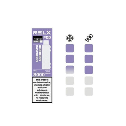 relx blueberry raspberry 8000