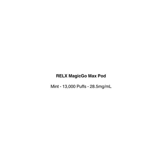 RELX MagicGo Max Pod mint flavor available at vapecloud