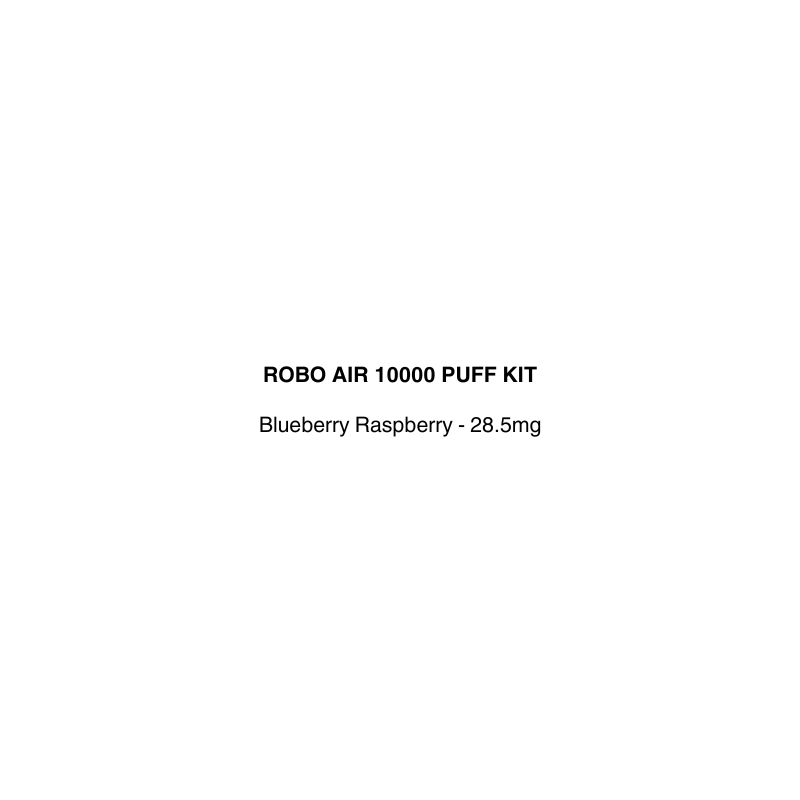 robo air 10000 puff vape pod kit with blueberry raspberry flavor available at vapecloud vape shop pakuranga