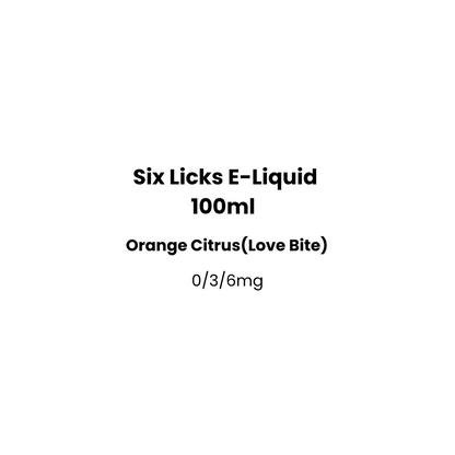 six licks orange citrus 