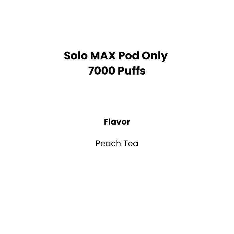 peach tea solo max