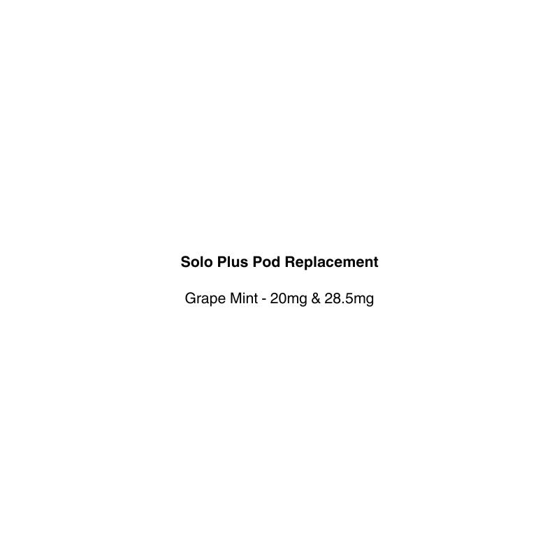 Solo Solo Plus Pod Replacement Pods - VapecloudNZ