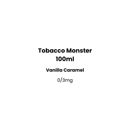 vanilla caramel tobacco monster