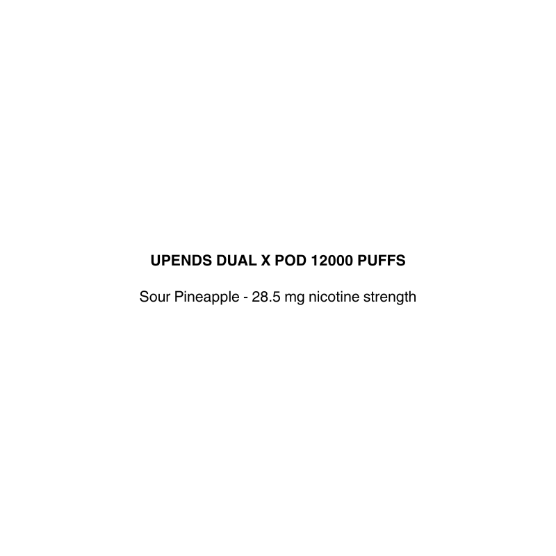 upends dual replacement pod with sour pineapple flavor available in vapecloud vape shop pakuranga