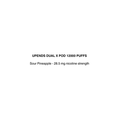 upends dual replacement pod with sour pineapple flavor available in vapecloud vape shop pakuranga
