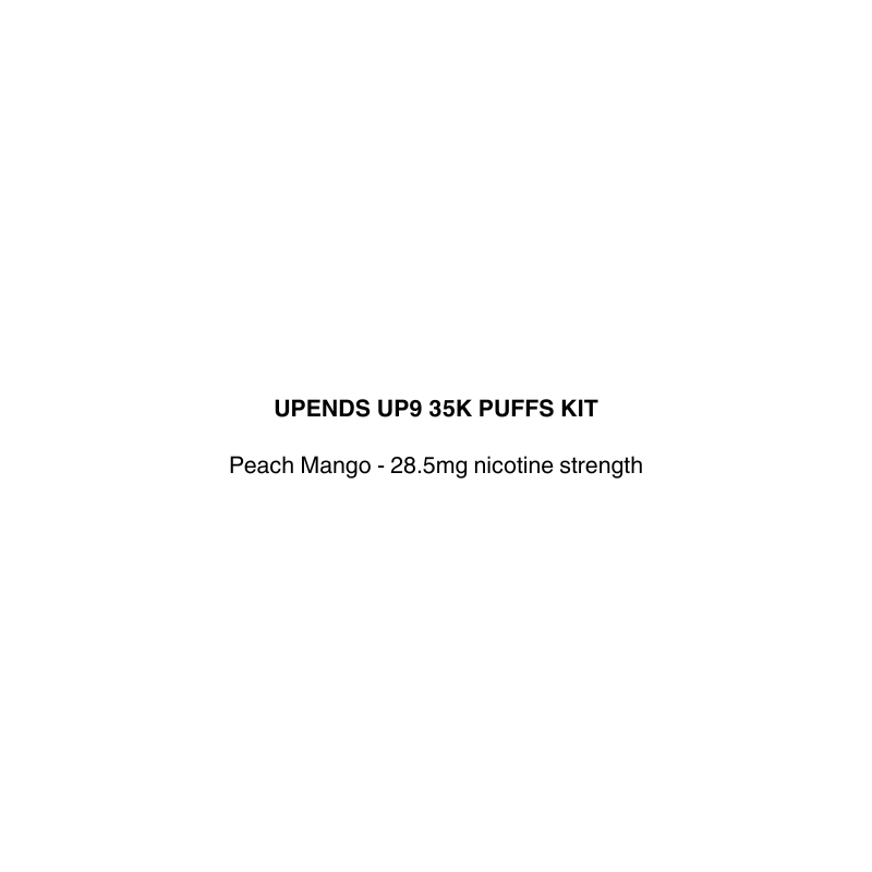 upends up9 35k kit with peach mango flavor available at vapecloud vape shop pakuranga