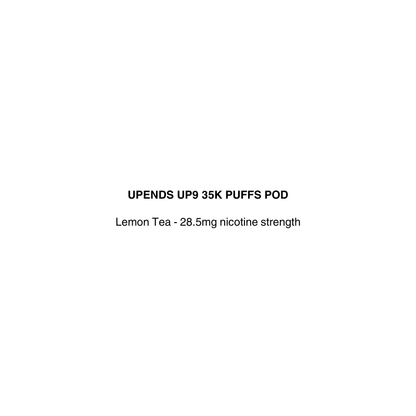upends up9 35k replacement pod with lemon flavor available at vapecloud vape shop pakuranga