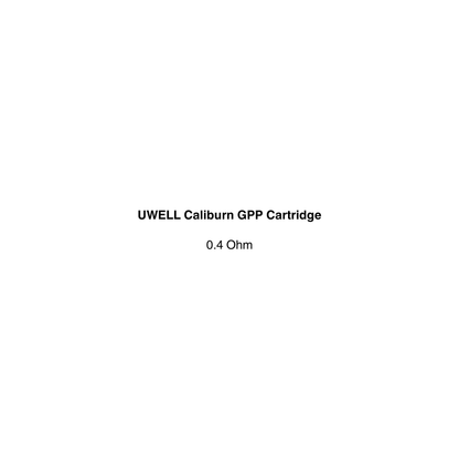 Uwell Caliburn GPP Cartridge 0.4 ohm coil available at vapecloud vape shop pakuranga