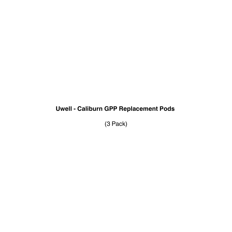 3 pack of uwell caliburn gpp replacement pods