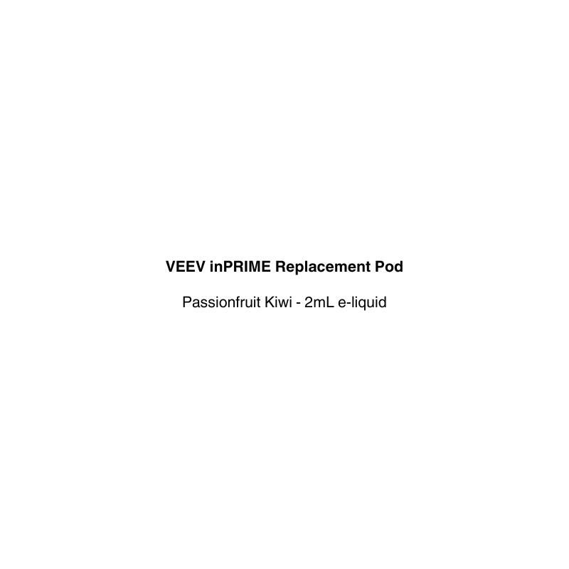 veev inprime replacement pod with passionfruit kiwi flavor available at vapecloud