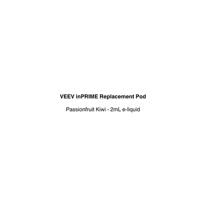 veev inprime replacement pod with passionfruit kiwi flavor available at vapecloud