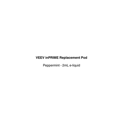 veev inprime replacement pod with peppermint flavor available at vapecloud