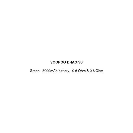 VOOPOO DRAG S3