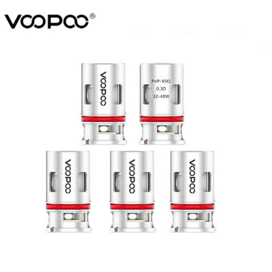 five VOOPOO PnP Replacement Coils