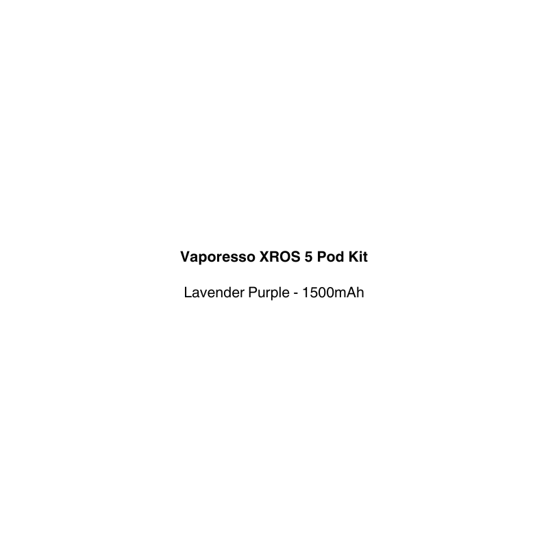 Vaporesso - XROS 5 Pod Kit