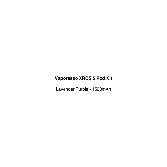 Vaporesso - XROS 5 Pod Kit