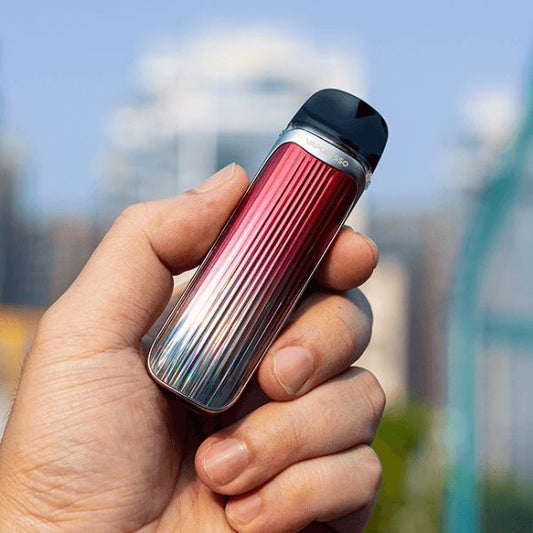 a red color vaporesso luxe qs pod kit