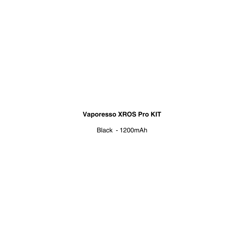 vaporesso xros pro kit black color available at vapecloud vape shop pakuranga