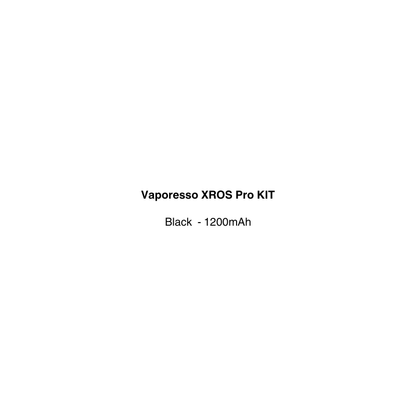 vaporesso xros pro kit black color available at vapecloud vape shop pakuranga