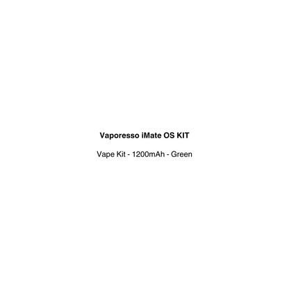 green color vape kit