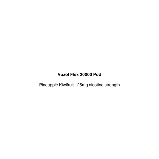 vozol flex 20000 pod pineapple kiwifruit flavor