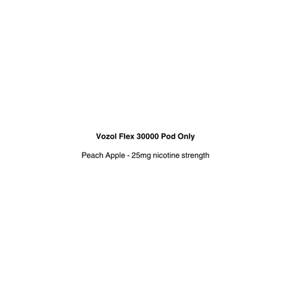 vozol flex pod only with peach apple flavour