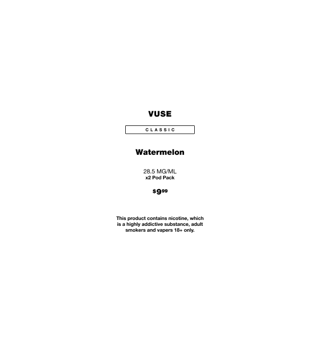 vuse prefilled pods watermelon flavor