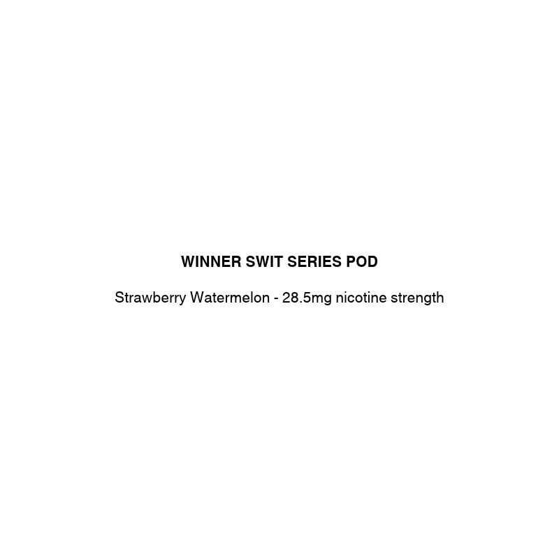 winner swit series replacement pod with strawberry watermelon flavor