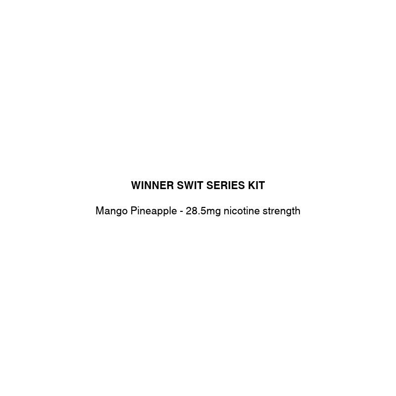 winner swit series vape kit with mango pineapple flavor