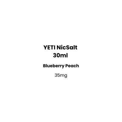 Yeti nicsalt blueberry peach