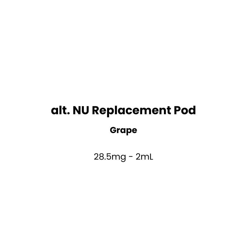 grape flavor alt nu pods