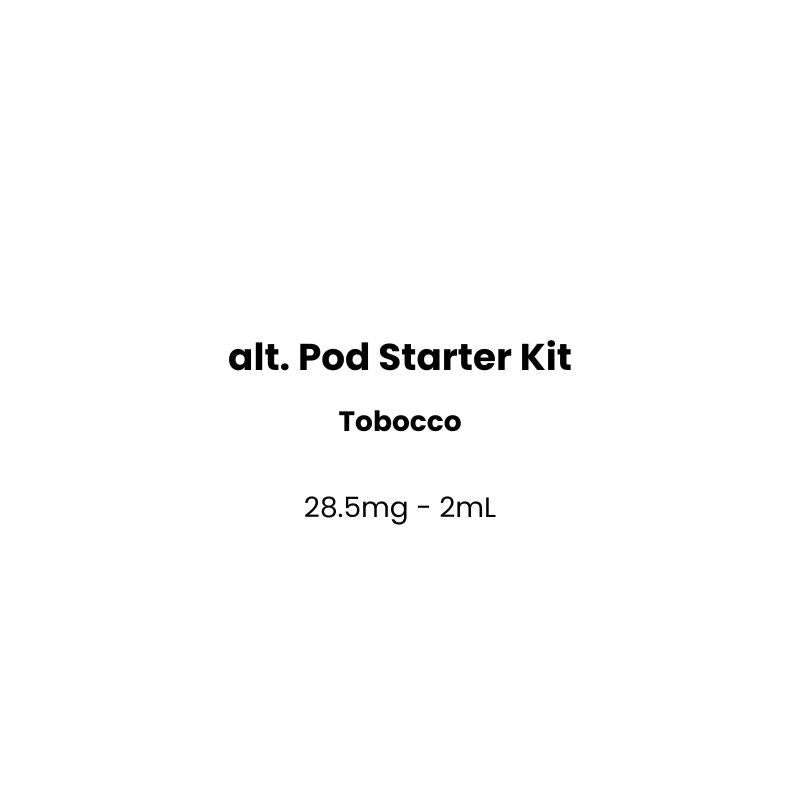 alt pod starter kit tobacco flavor