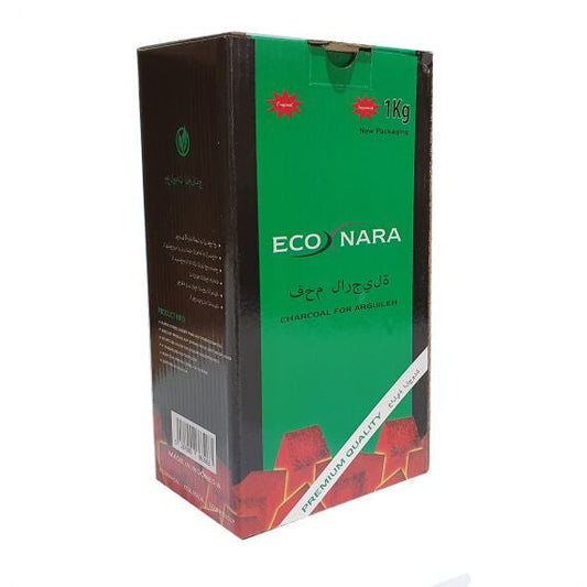 a box of econara charcoal for hookah