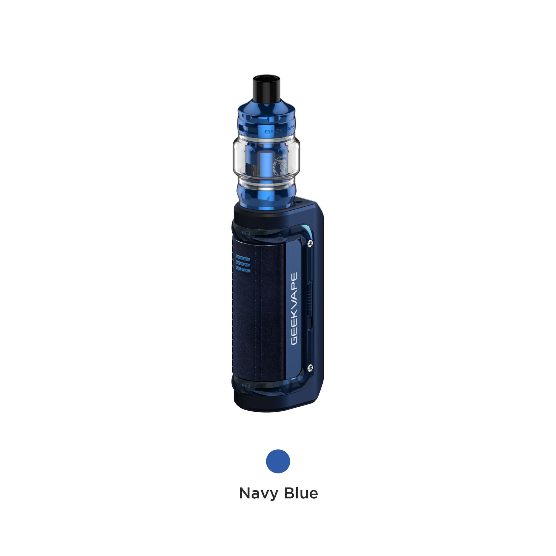 a navy blue color vape mod