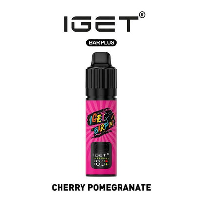 IGET bar plus v3 cherry pomegranate flavor